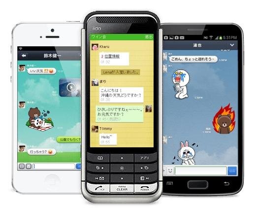 「LINE」画面イメージ