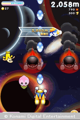 『LINE GoGo! TwinBee』プレイ画面