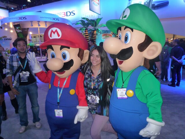 【E3 2013】今年の任天堂ブースは記念撮影スポットが満載 ― マリオやルイージも登場