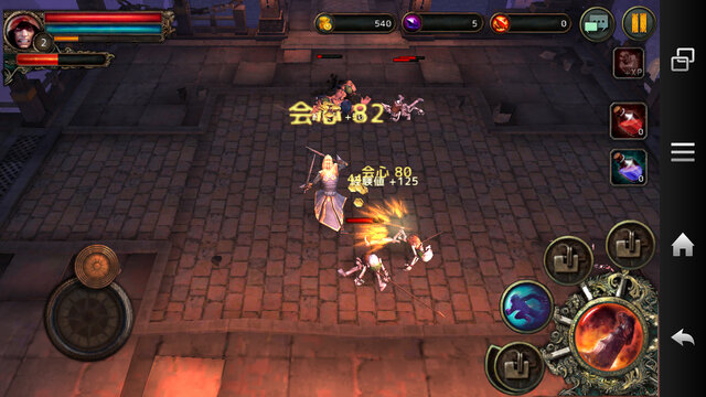 会心も出ます「テンプラー」戦闘画面