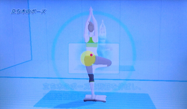 噂の立ち木のポーズをやってみた！