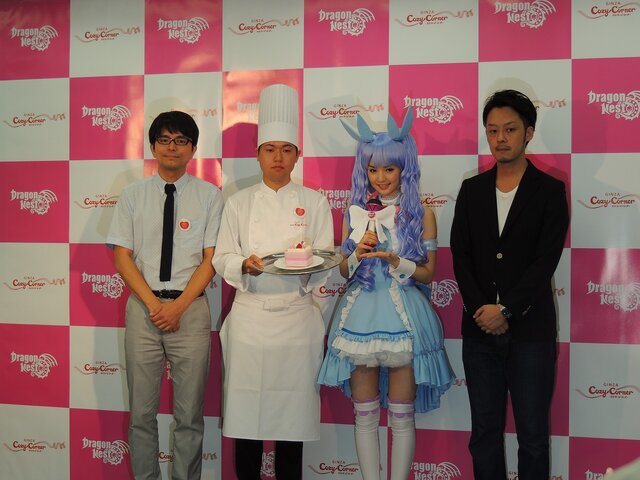 道重さゆみさんが神アイドル「ハロリ」の姿で登場！『ドラゴンネスト』と銀座コージーコーナーのコラボイベント