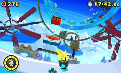 3DS版のアクションやカラーパワーが一挙公開 ─ 『ソニック ロストワールド』スノーボートで滑走するステージも
