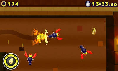 3DS版のアクションやカラーパワーが一挙公開 ─ 『ソニック ロストワールド』スノーボートで滑走するステージも