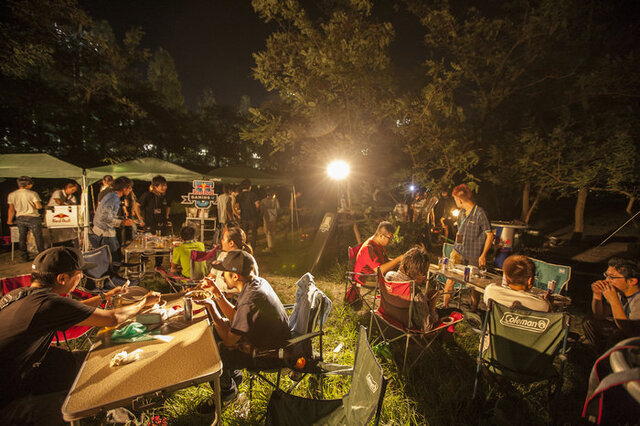 1日目の最後にはBBQも