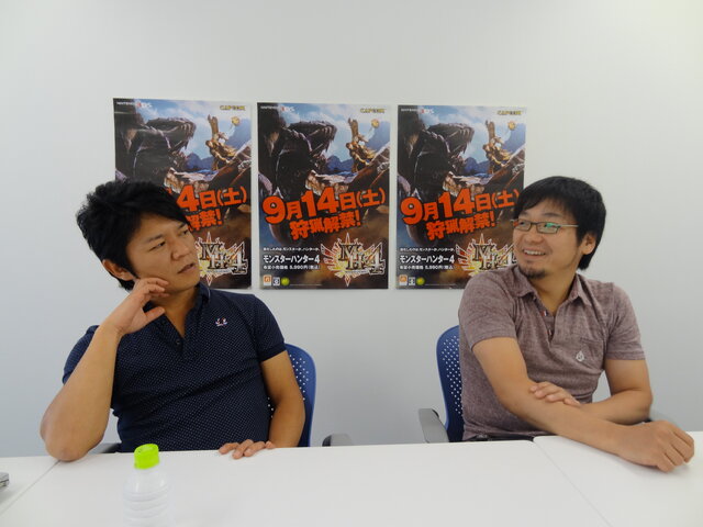 発売直後の辻本氏と藤岡氏に訊く『モンスターハンター4』を作る上でのミッションとは ― 新要素導入の経緯も公開