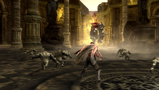 『デルタ』では「魔犬の喉笛」等でゴーレムを分裂させ、魔物に向かわせることが可能になる