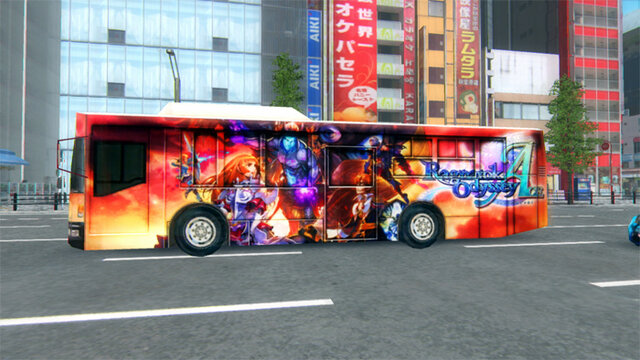 『AKIBA'S TRIP2』に出現するラッピングバス