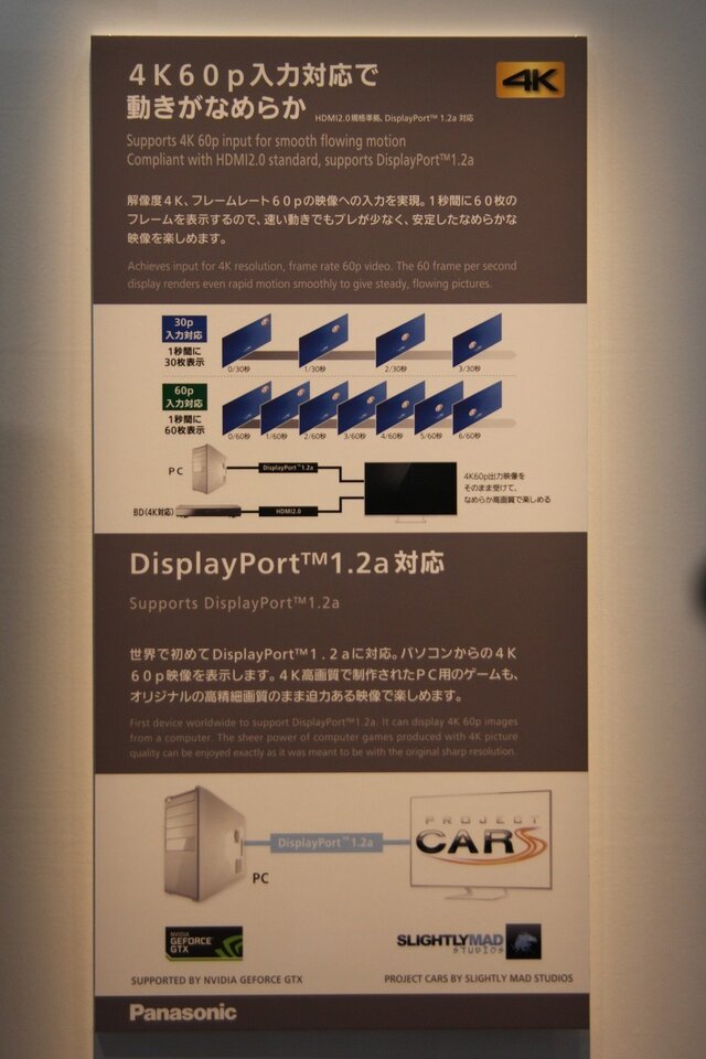 【CEATEC 2013】パナソニックブースは4Kで『FF XIV』や『Project Cars』を展示