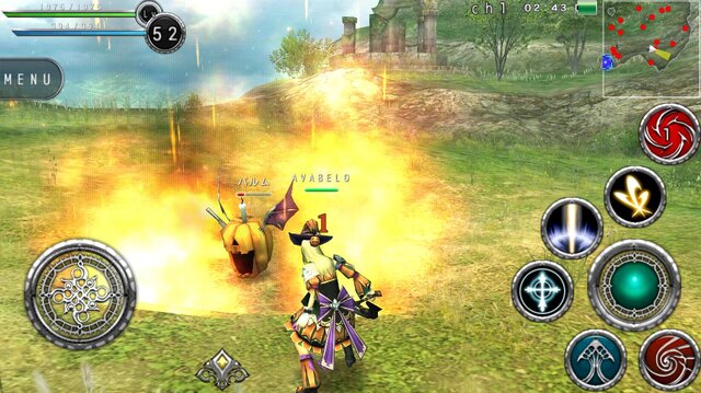 スマホのMMORPG『アヴァベルオンライン』、大型アップデートで最大1,000人同時対戦に対応