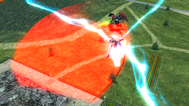 サブ射撃のヒートロッドはレバー方向によって振り方が変わる