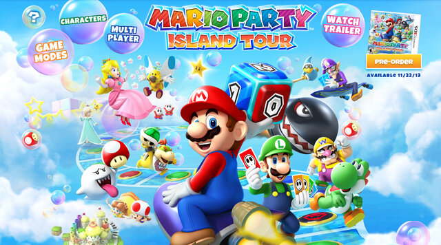 米国任天堂 3dsソフト Mario Party Island Tour の公式サイトを公開 壁紙が手に入る秘密のページも 1枚目の写真 画像 インサイド