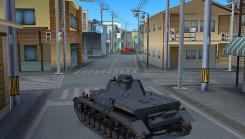 Ps Vitaで再現した 大洗町 を戦車で駆け巡れ ガールズ パンツァー 戦車道 極めます ゲーム画像多数公開 1枚目の写真 画像 インサイド