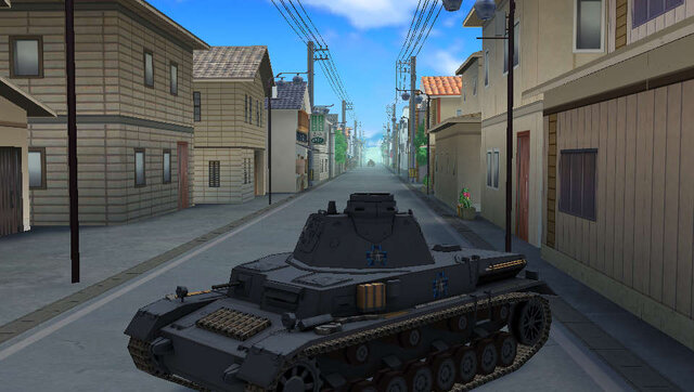 Ps Vitaで再現した 大洗町 を戦車で駆け巡れ ガールズ パンツァー 戦車道 極めます ゲーム画像多数公開 3枚目の写真 画像 インサイド