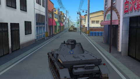 Ps Vitaで再現した 大洗町 を戦車で駆け巡れ ガールズ パンツァー 戦車道 極めます ゲーム画像多数公開 4枚目の写真 画像 インサイド
