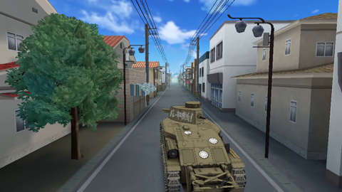 Ps Vitaで再現した 大洗町 を戦車で駆け巡れ ガールズ パンツァー 戦車道 極めます ゲーム画像多数公開 8枚目の写真 画像 インサイド