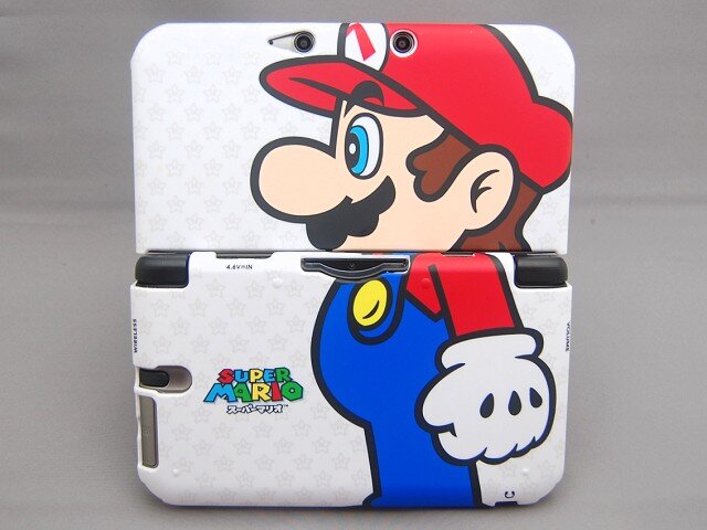 週刊マリオグッズコレクション 第266回 インパクト大 もっともデカくマリオ ルイージ がデザインされたカバー ラバーコートカバー For ニンテンドー 3dsll 5枚目の写真 画像 インサイド