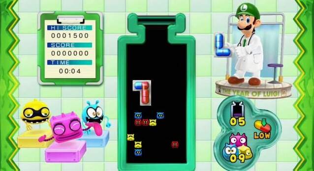 Nintendo Direct ルイージイヤーはまだまだ終わらない Wii Uダウンロードソフト Dr Luigi 細菌撲滅 14年1月15日に配信開始 3枚目の写真 画像 インサイド