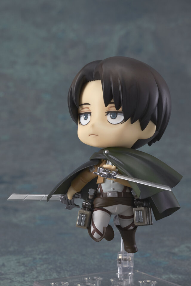 全高約100ミリになった人類最強兵士「ねんどろいど リヴァイ」予約開始 ― 審議所の名シーンも再現可能