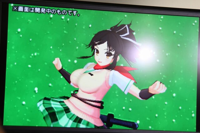 3DS『閃乱カグラ2 ―真紅―』発表！グラフィックリソースを一新し、その全てが立体視に対応 ― 協力プレイも