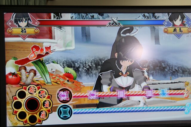 PS VitaのDL専売タイトル『デカ盛り 閃乱カグラ』発表 ― 音ゲーで、全破壊を超える「女体盛り」が解禁