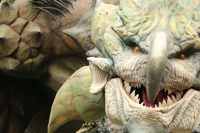 USJティガレックスの大咆哮をプレスレビューで体験!いよいよ始まる「モンスターハンター・ザ・リアル 2014」はゲームを遊べば遊ぶほど楽める