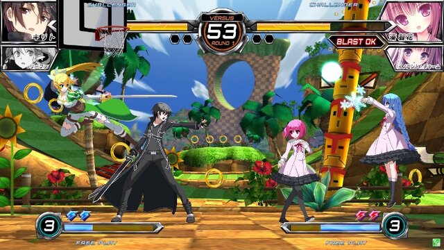 『電撃文庫 FIGHTING CLIMAX』漆黒のロングソードを携えた「キリト」参戦！ ─ JAEPO2014での試遊出展にも登場