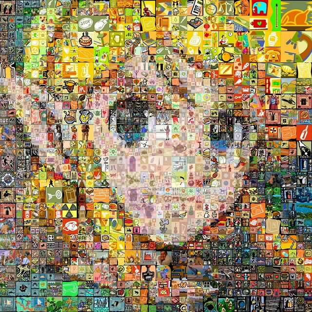 ゼルダの伝説 のゲーム画面を使って描かれたリンクのモザイクイラストをご紹介 2枚目の写真 画像 インサイド