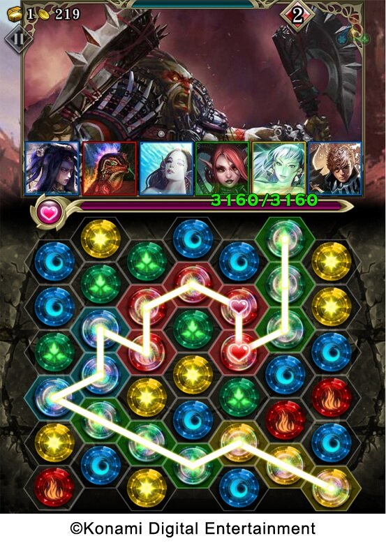 コナミが新作パズルrpgを世界10ヶ国で配信 美麗かつ新感覚の チェイン オブ ソウルズ 発表 1枚目の写真 画像 インサイド