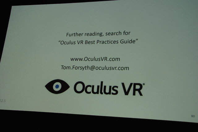 【GDC 2014】先駆者だからわかるVRゲームの細かなノウハウが一挙公開