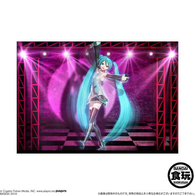 手のひらで初音ミクの3Dライブが楽しめる食玩！「ハコビジョン 初音ミク」発売