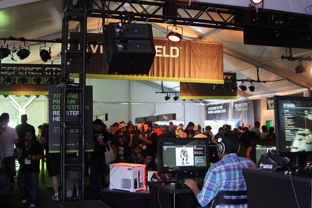 【E3 2014】エヌビディアは最新PCゲームが体験できるブースを会場外に設置