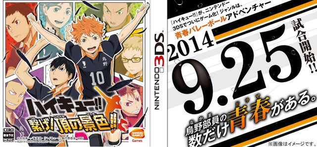 3DS『ハイキュー!! 繋げ!頂の景色!!』9月25日発売 ― 限定版には、あの幻のRPG『ハイキュークエスト』が