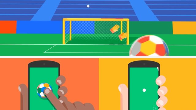 Google、最新モバイル技術を駆使したゲーム『Kick with Chrome』を公開