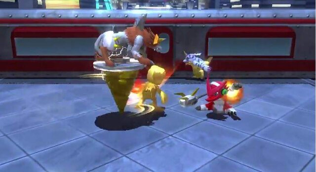 デジモン新作 デジモン オールスターランブル Ps3などで発表 戦闘中に進化できる最大4人の対戦ゲーム 2枚目の写真 画像 インサイド