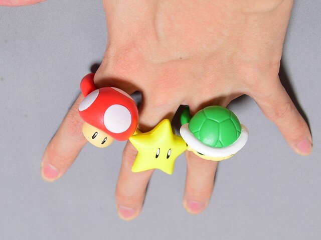 指に装着した感じ