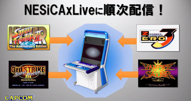 カプコンの名作格ゲーがゲームセンターで復刻！ワイド画面とNESiCAに対応