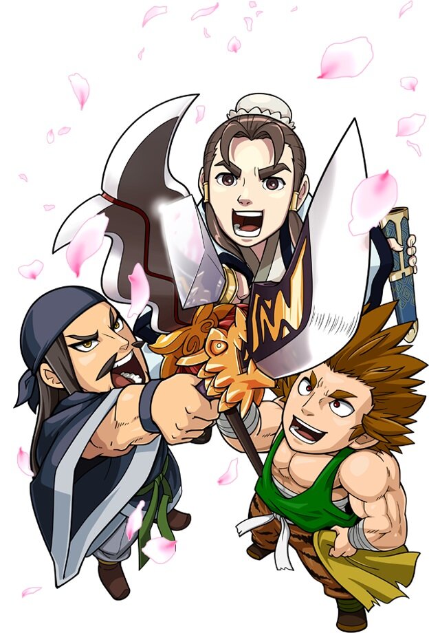 「劉備」「関羽」「張飛」の義兄弟たち