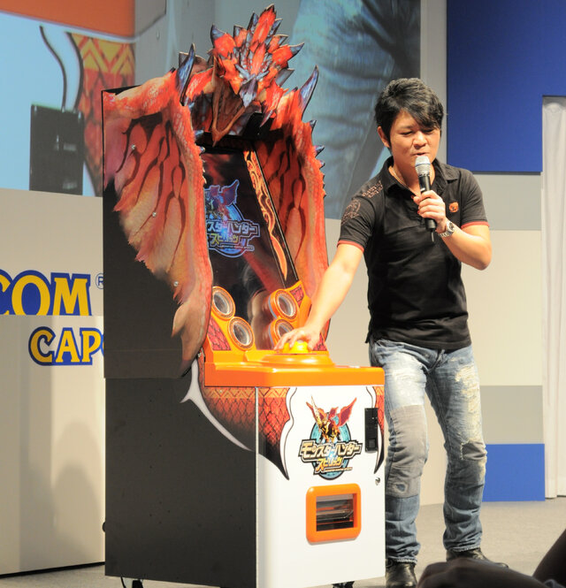 【TGS 2014】カプコン×マーベラスが共同で、モンスター育成AC『モンハンスピリッツ』を開発！今後も協力体制が続く