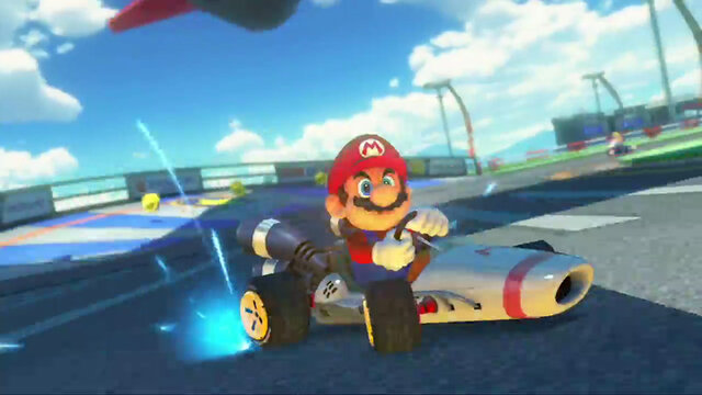 マリオカート8 追加コンテンツ第1弾にマシン Bダッシュ 収録 マリオが爽快に乗りこなす紹介映像も公開 1枚目の写真 画像 インサイド