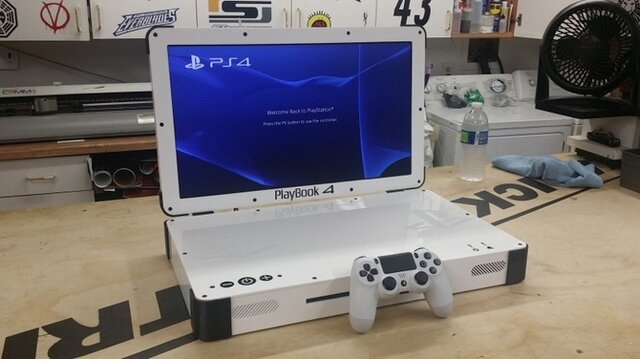 海外マニアがPS4をラップトップ化、「PlayBook 4」として販売開始