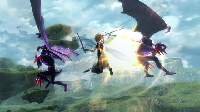 『SAO ―ロスト・ソング―』お気に入りのキャラを操作し、3人パーティで冒険に挑め