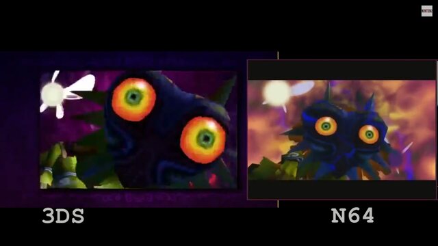 ユーザーメイドによる『ゼルダの伝説 ムジュラの仮面』3DS・N64比較動画が登場