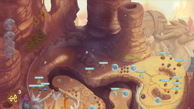 『SQUIDS-ひっぱりイカの大冒険-』ステージのデザイン資料