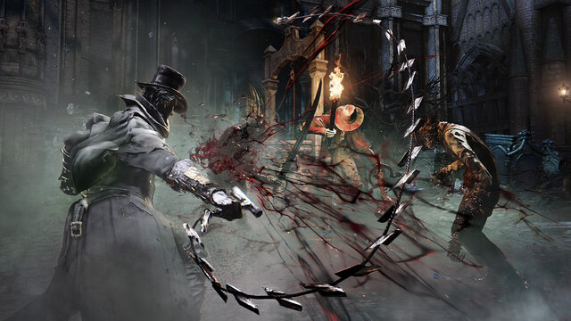 PS4『ブラッドボーン』新キャラ「古狩人デュラ」や武器「仕込み杖」などの新情報が公開