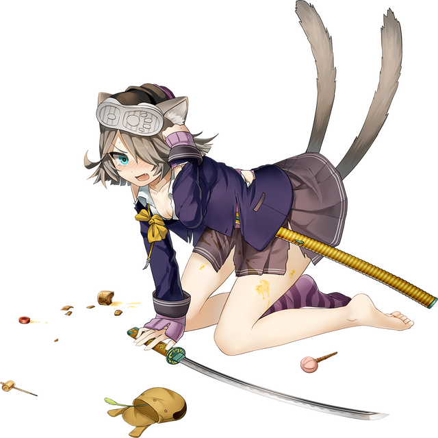 DMM、今度は刀を美少女に！新作『しんけん!!』の“敗北”キャライラストや、一部システムを公開