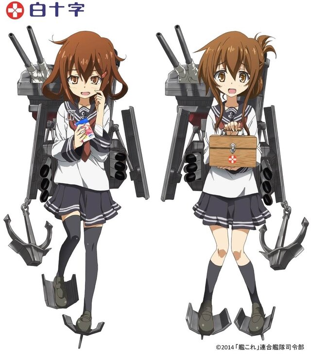 艦これ と白十字コラボが 対象店舗に第六駆逐隊が登場 イラストは描き下ろし 2枚目の写真 画像 インサイド