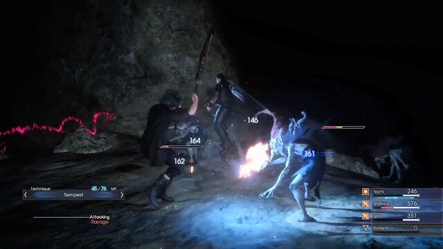 北米向け Ff15 体験版プレイ動画公開 不気味な暗い洞窟での戦闘シーンをチェック 5枚目の写真 画像 インサイド