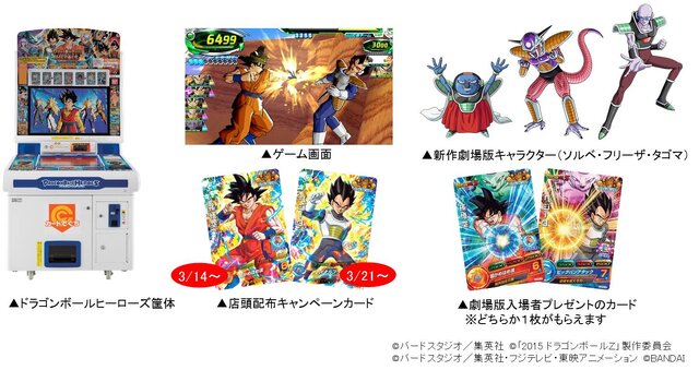 『ドラゴンボールヒーローズ』第4弾となる「ゴッドミッション1弾」が3月12日より稼動開始、新劇場版キャラも登場