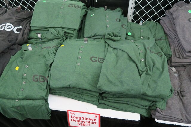 【GDC 2015】Tシャツ、バッグ、ノート・・・今年も豊富に揃ったGDCグッズをチェック